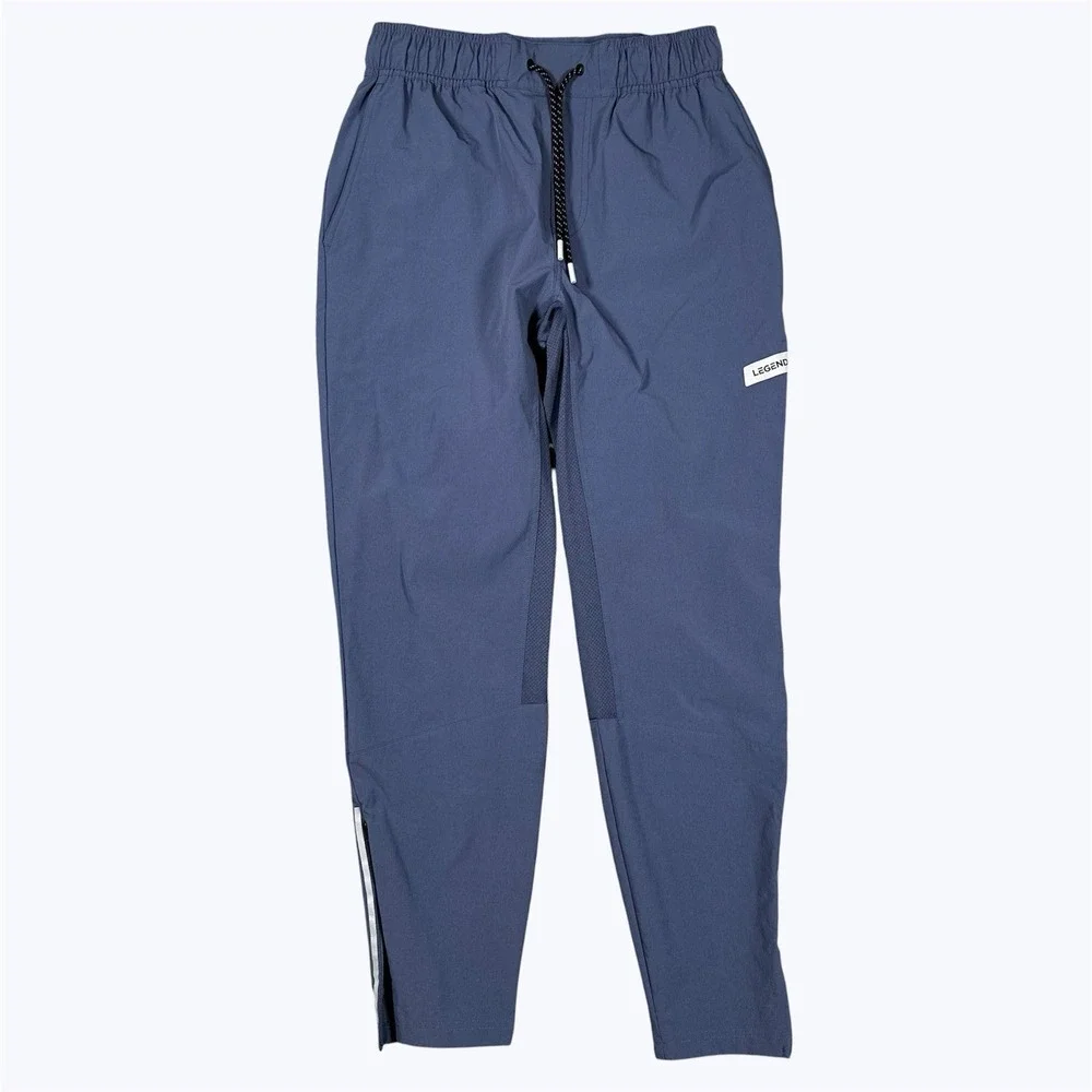 NEW Legends Carson Pant Men S Jogger Ankle Zip Nylon Windbreaker Reflecive 30x28